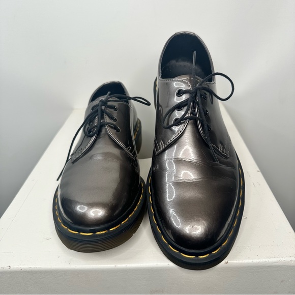 Dr. Martens Shoes - 🔴 SOLD Doc Dr Martens Air Wair Shoes Patent Shiny  Leather Oxford 10084 Bronzed